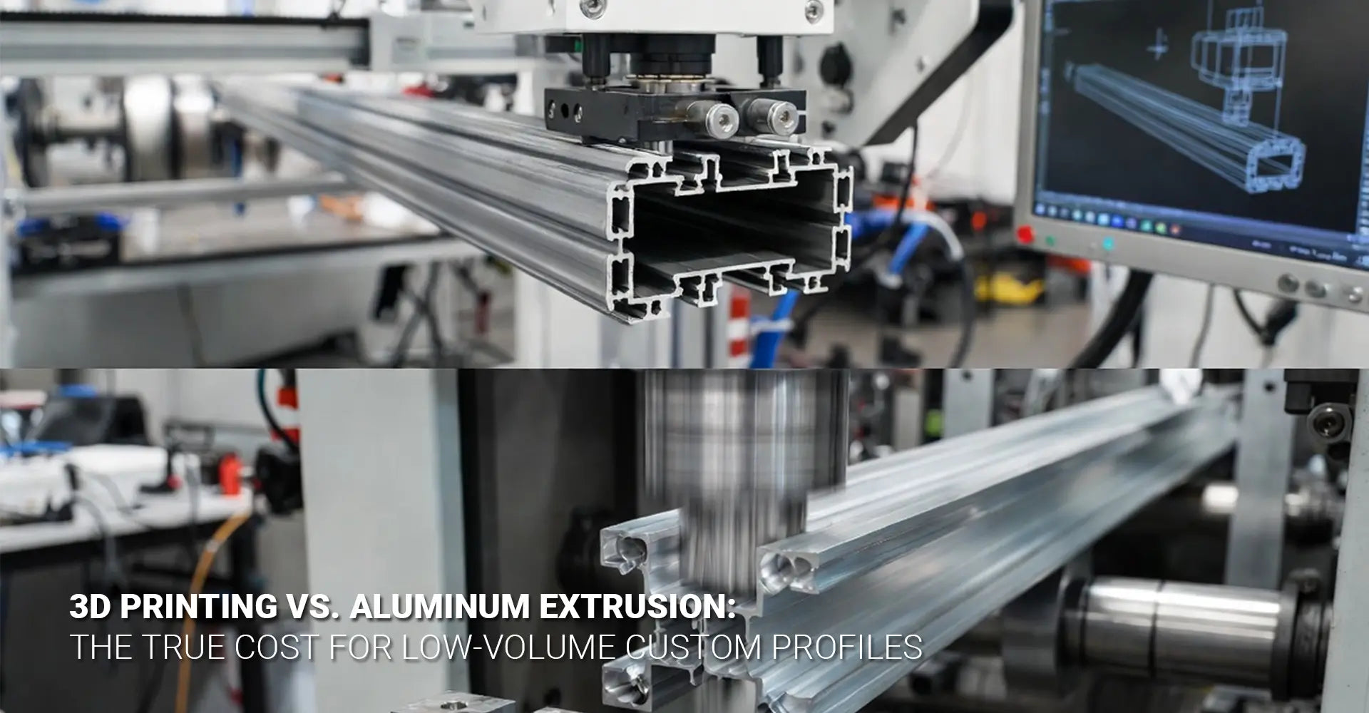 3D Printing vs. Aluminum Extrusion: Which Costs Less for Your Custom Profile Project?