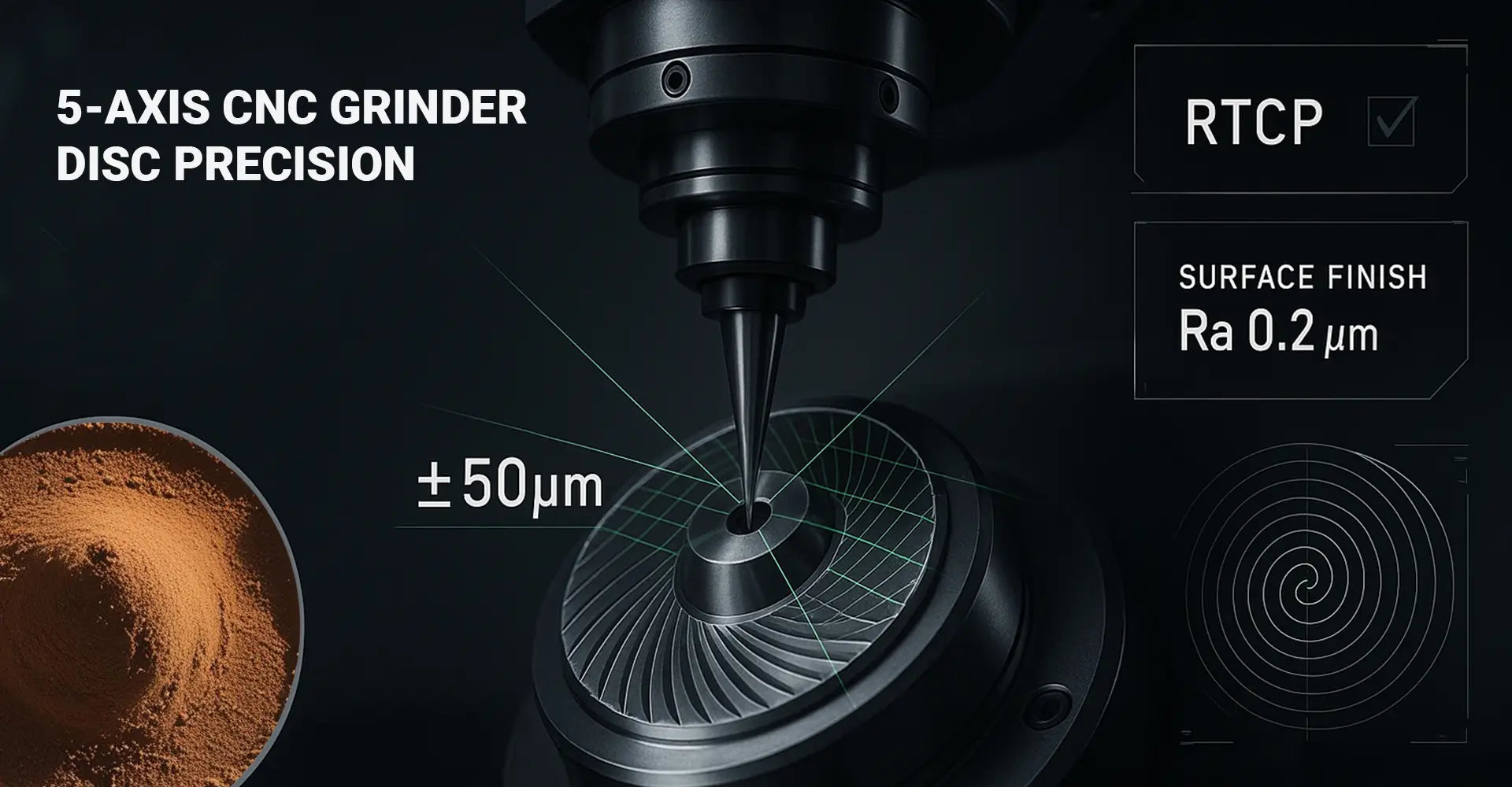How Does 5-Axis CNC Grinder Disc Precision Achieve 90% More Uniform Coffee Grinds?