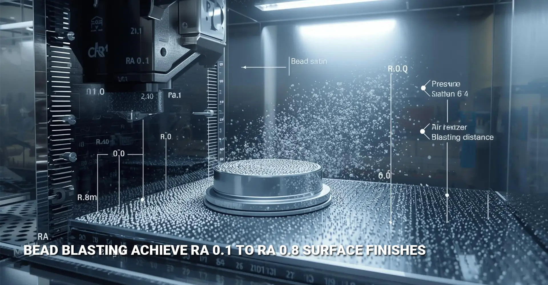 How Does Bead Blasting Achieve Ra 0.1 to Ra 0.8 Surface Finishes?