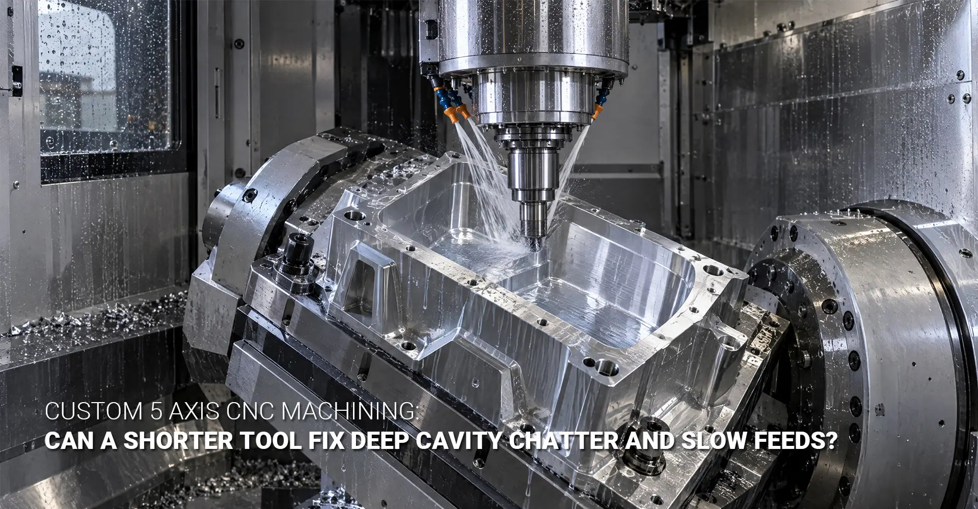 Custom 5 Axis CNC Machining: Can a Shorter Tool Fix Deep Cavity Chatter and Slow Feeds?