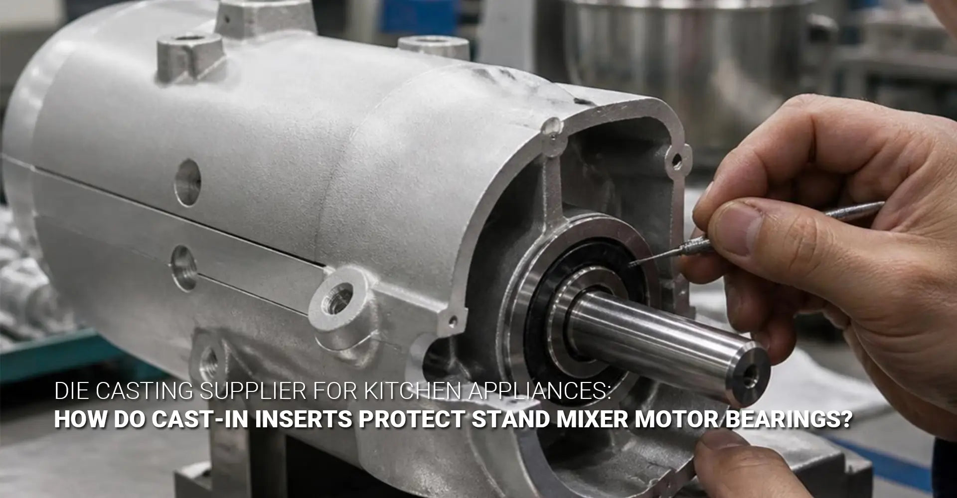 Die Casting Supplier for Kitchen Appliances: How Do Cast-In Inserts Protect Stand Mixer Motor Bearings?