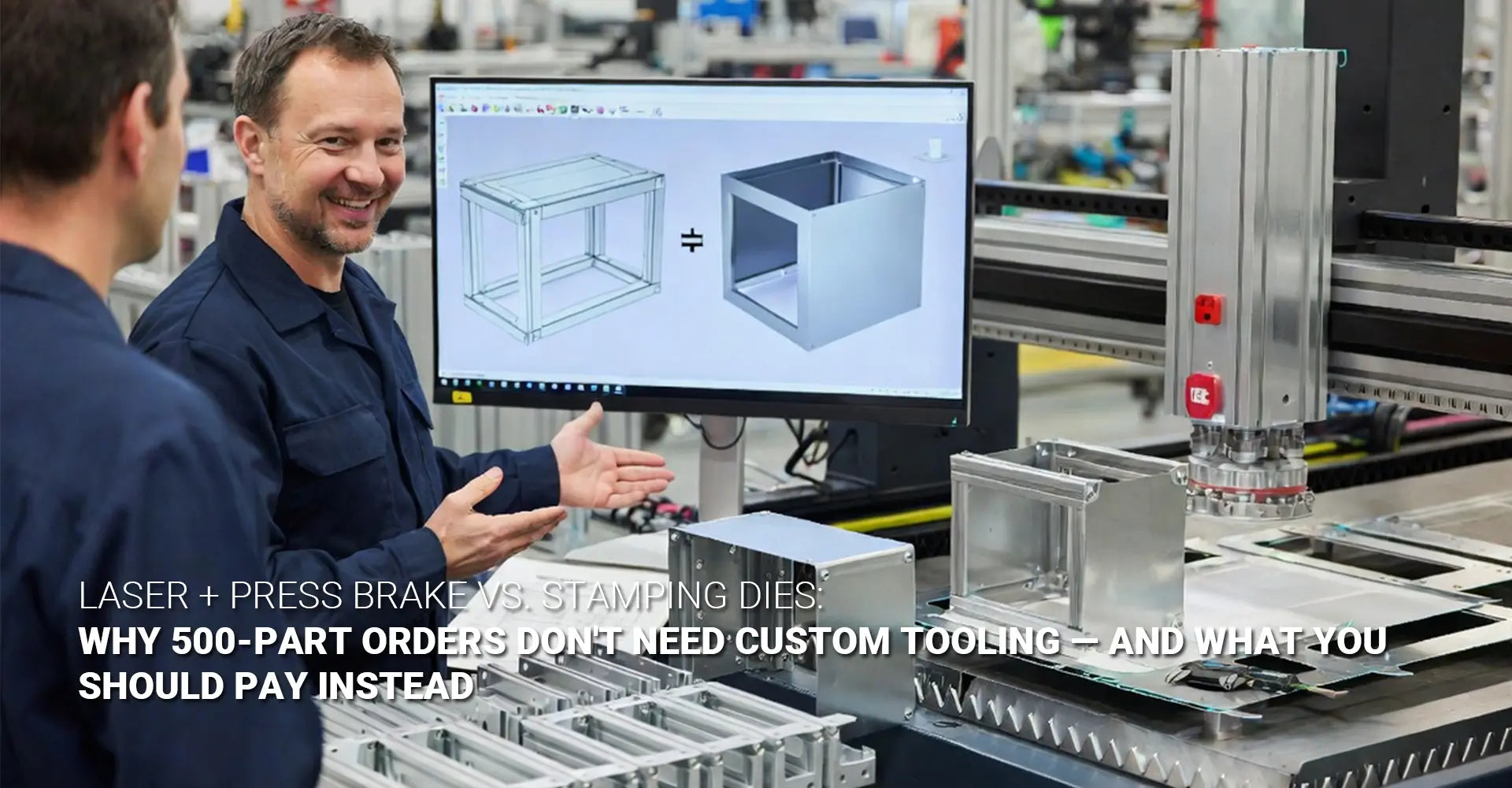 Why Pay $15,000 for a Stamping Die When Custom Sheet Metal On-Demand Costs 73% Less?