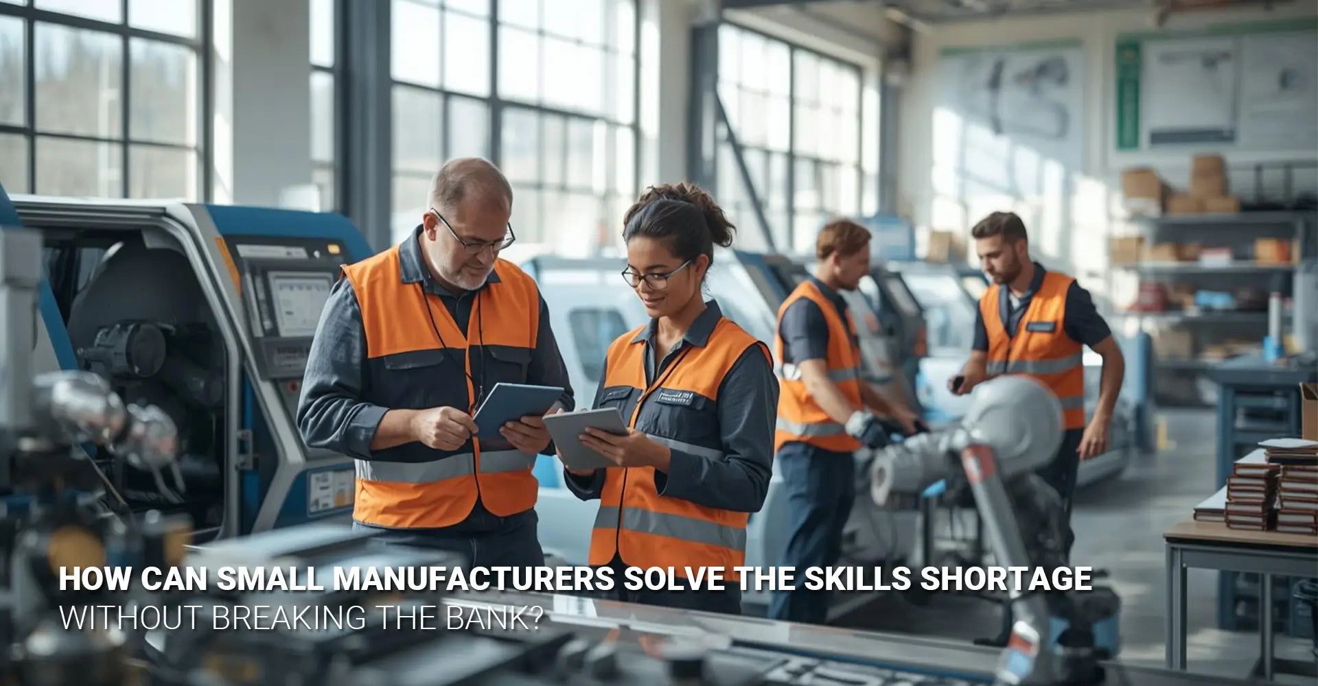 How Can Small Manufacturers Solve the Skills Shortage Without Breaking the Bank?