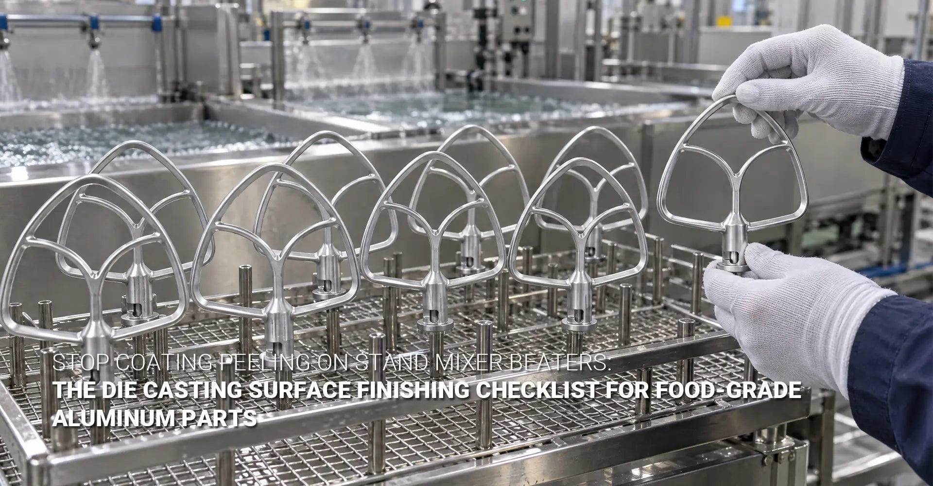 How Does Die Casting Surface Finishing Stop Coating From Peeling Off Stand Mixer Beaters?