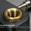 How Do You Stop 3D Printed Threads From Stripping? A Complete Guide to Threaded Inserts for Nylon Parts