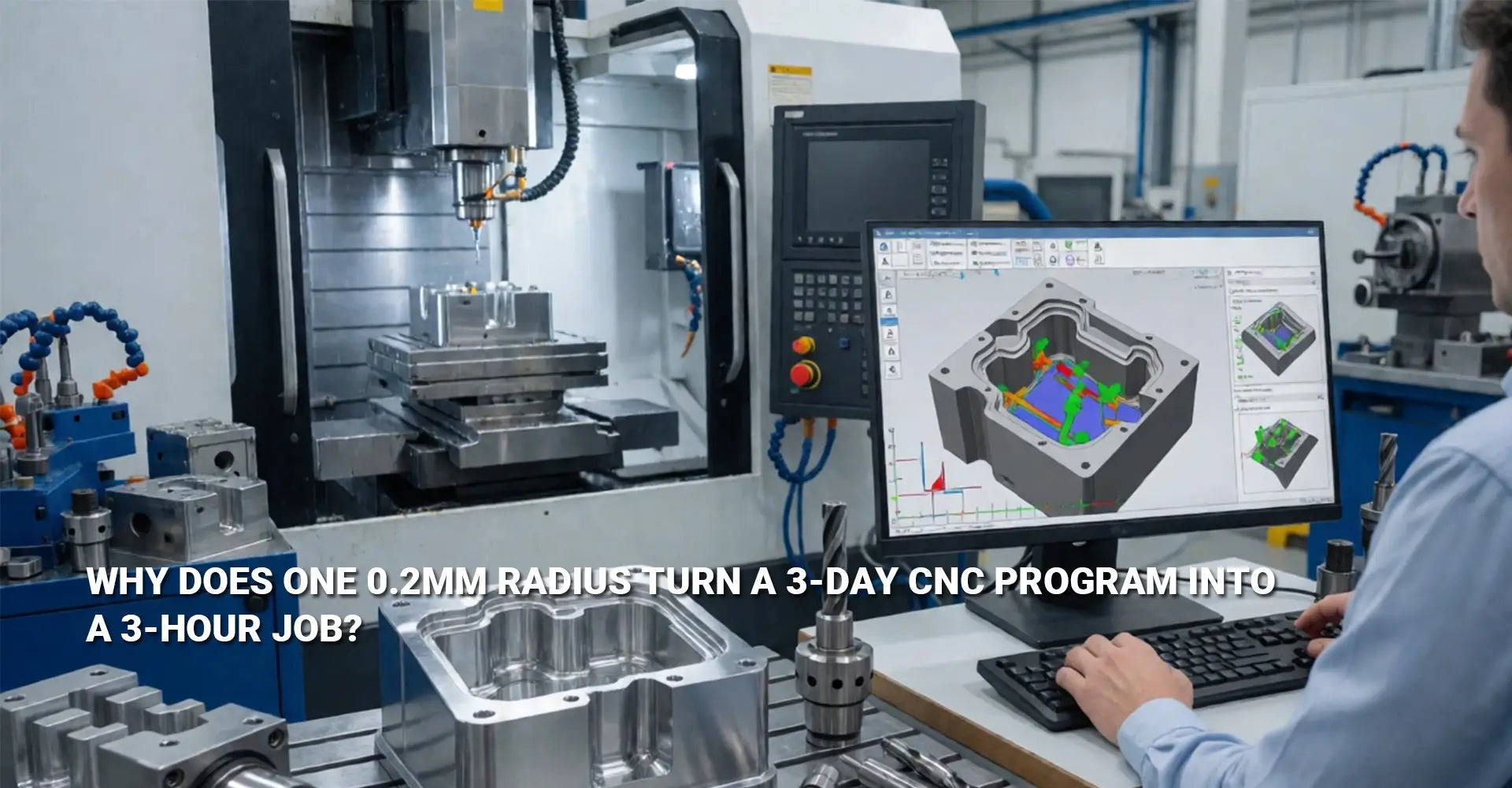 Why Does One 0.2mm Radius Turn a 3-Day CNC Program Into a 3-Hour Job?
