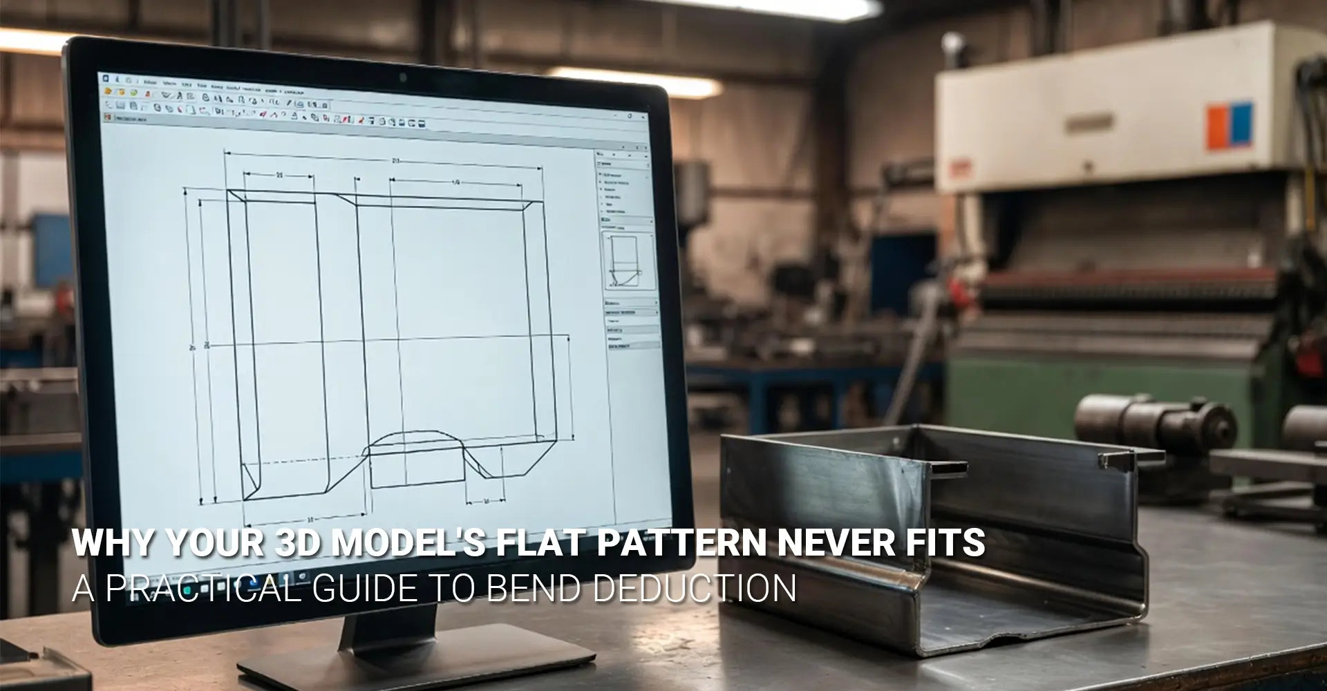 Why Your Sheet Metal Flat Pattern Never Fits And How to Fix It Before You Send the File?