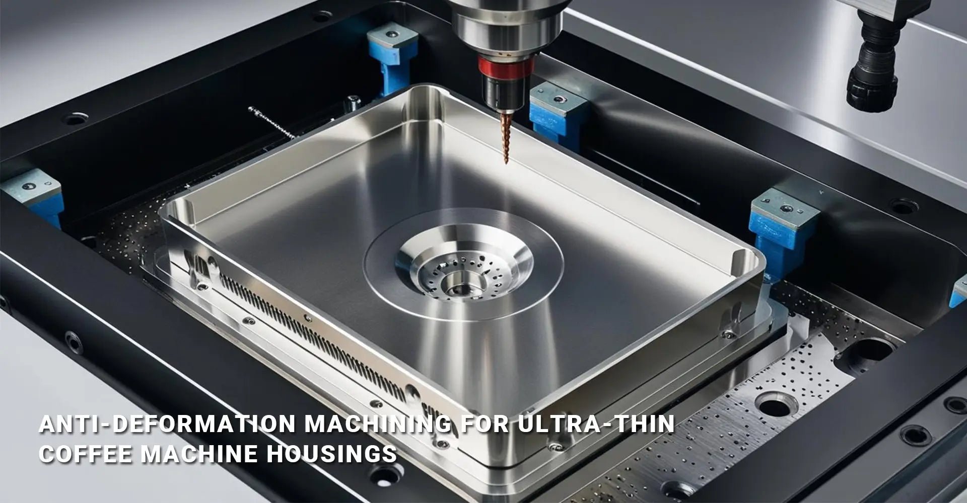 Anti-Deformation Machining for Ultra-Thin Coffee Machine Housings: How Can You Achieve ±0.03mm Flatness?