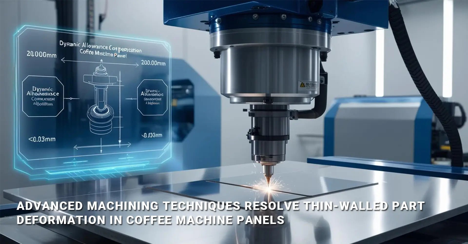 Can Advanced Machining Techniques Resolve Thin-Walled Part Deformation in Coffee Machine Panels?