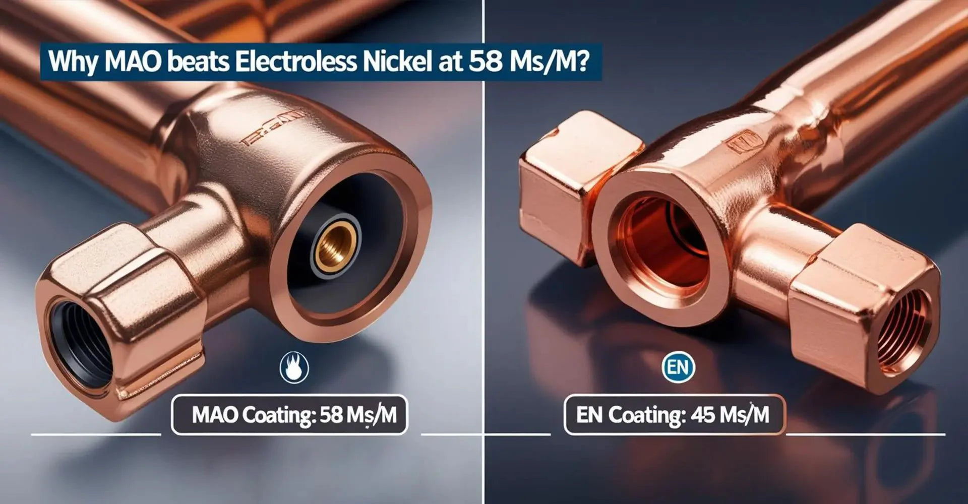 Conductive Coatings for Copper Die Castings: Why MAO Beats Electroless Nickel at 58 MS/m?