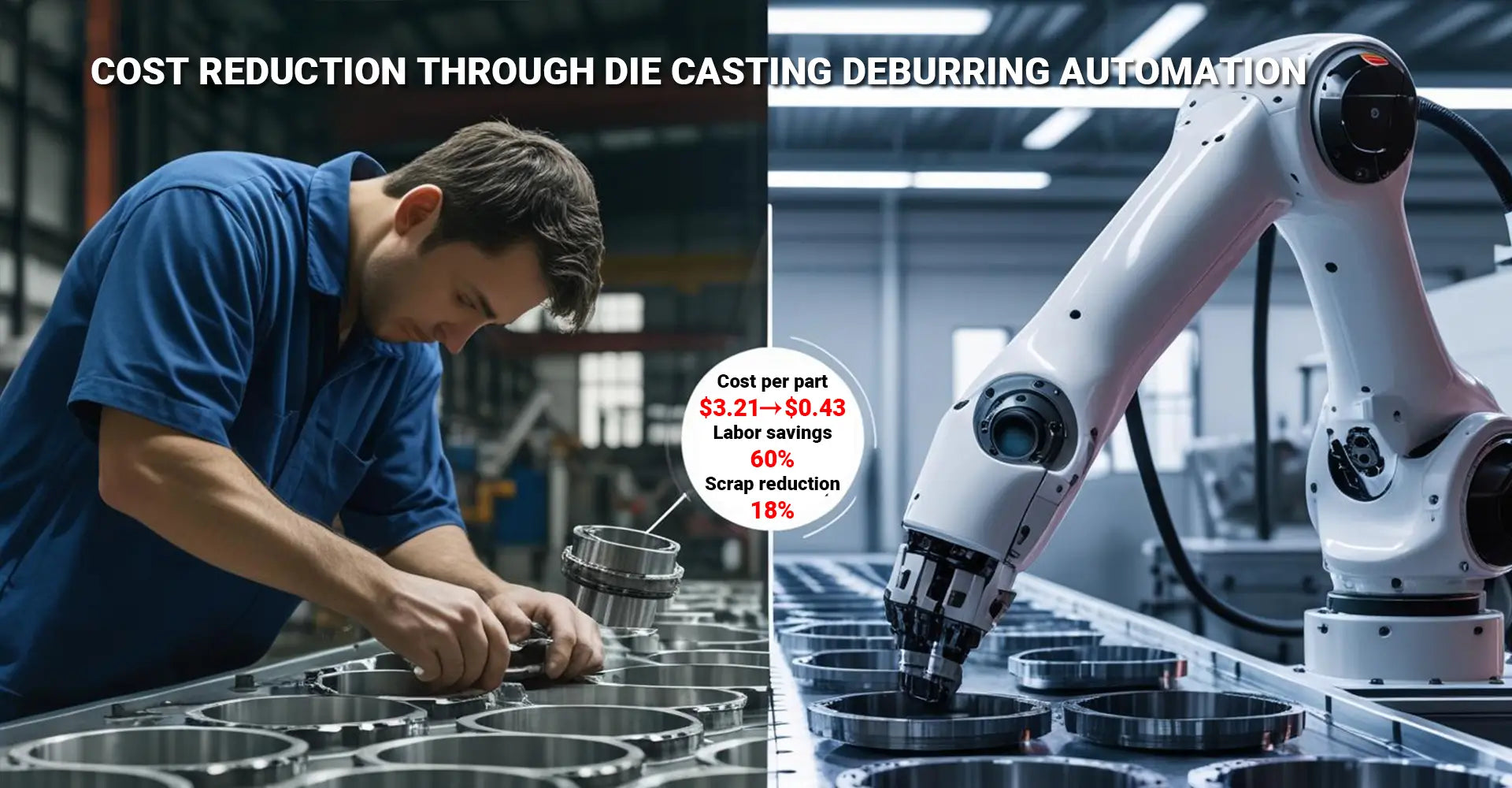 How Can Die Casting Deburring Automation Cut Your Production Costs by 60%?