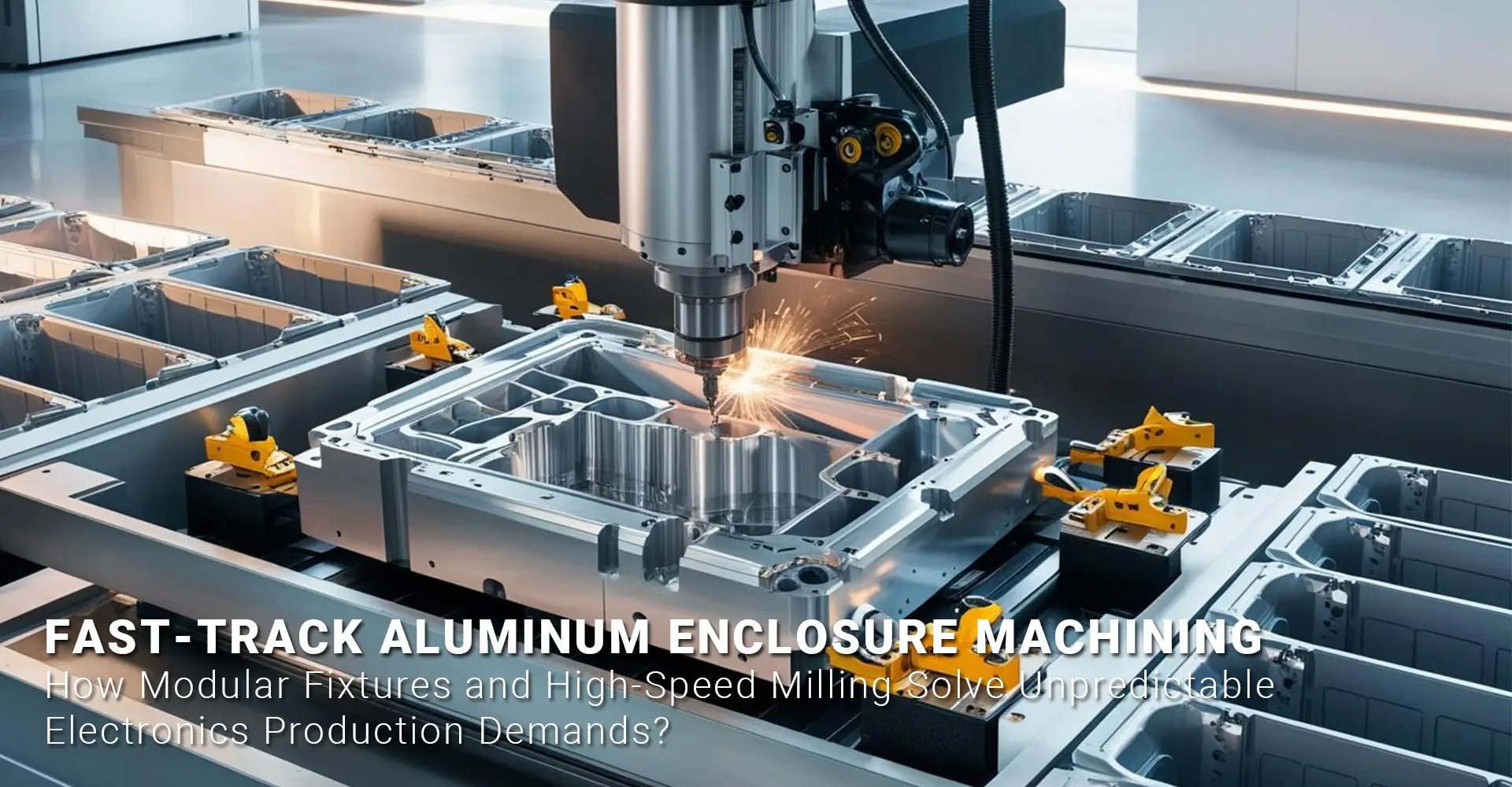 Fast-Track Aluminum Enclosure Machining: How Modular Fixtures and High-Speed Milling Solve Unpredictable Electronics Production Demands?