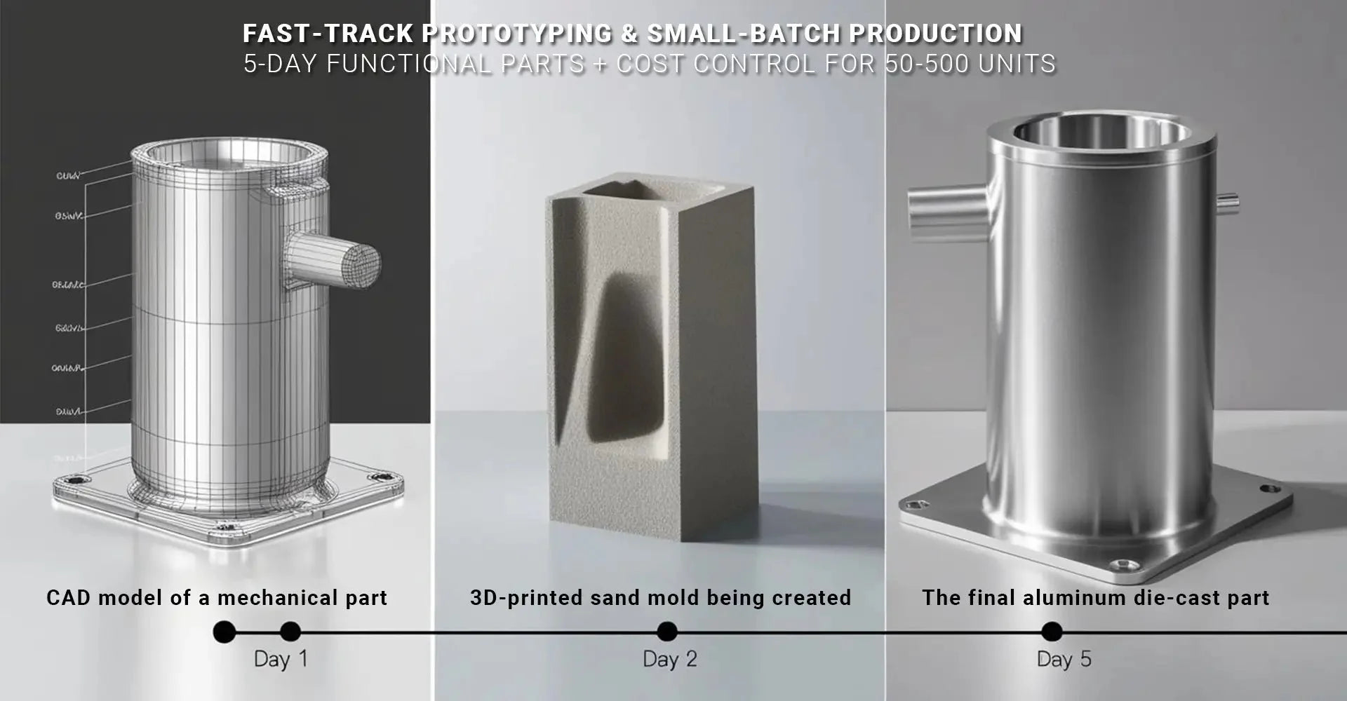 Fast-Track Prototyping Small-Batch Production: 5-Day Functional Parts + Cost Control for 50-500 Units