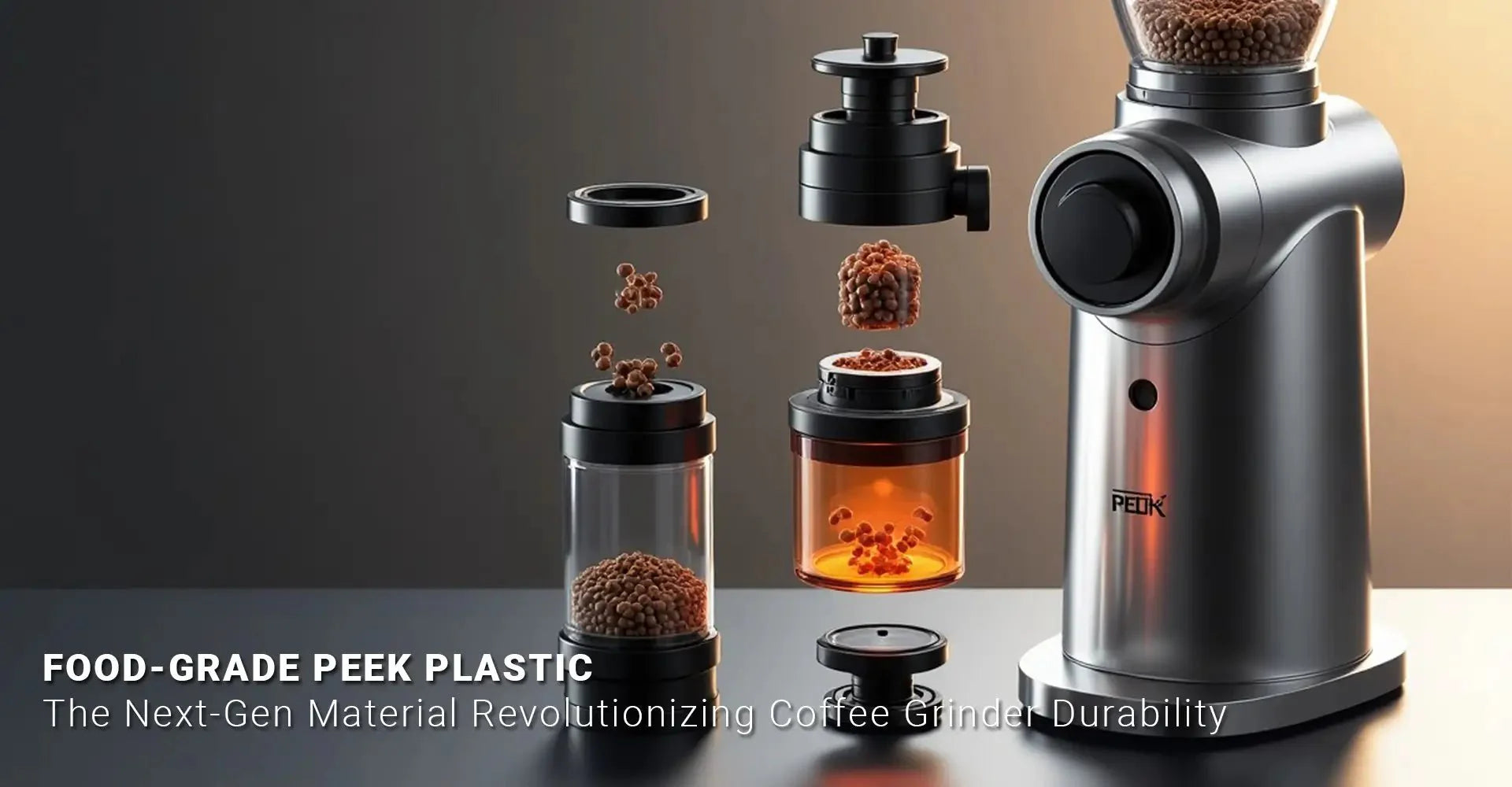 Food-Grade PEEK Coffee Grinder Parts: Why Top Manufacturers Are Making The Switch?