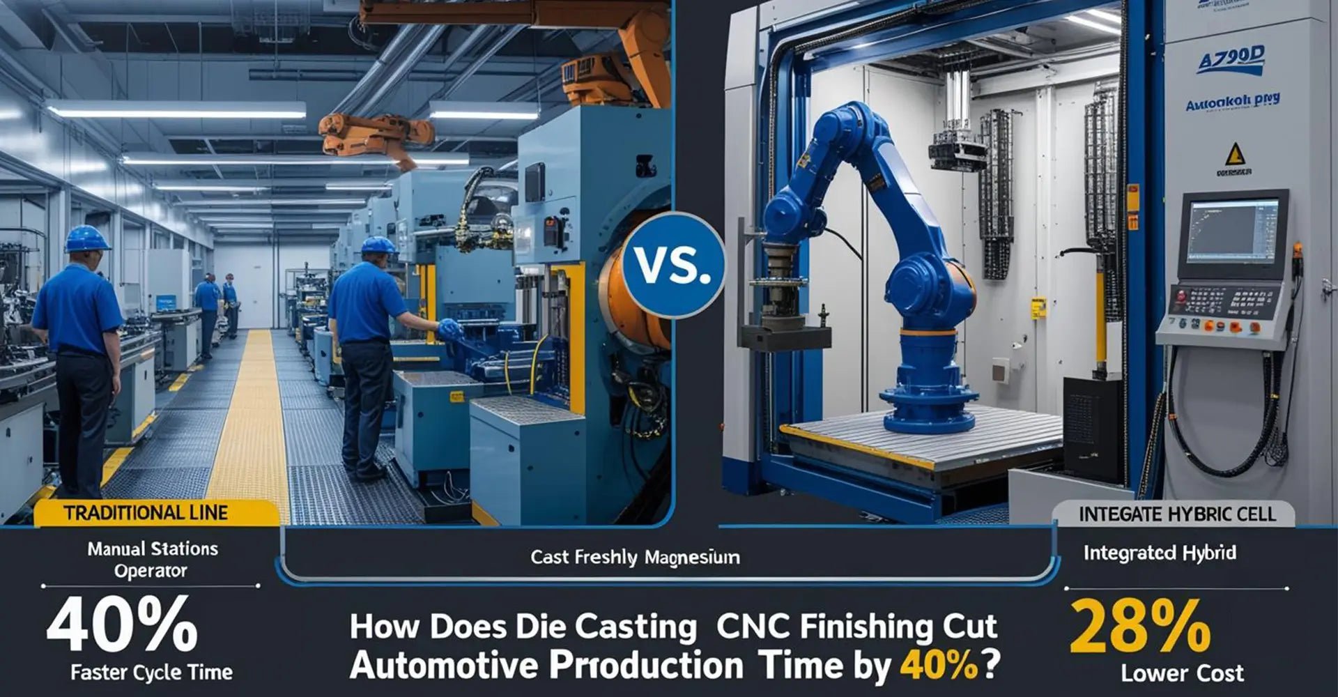How Does Die Casting CNC Finishing Cut Automotive Production Time by 40%?