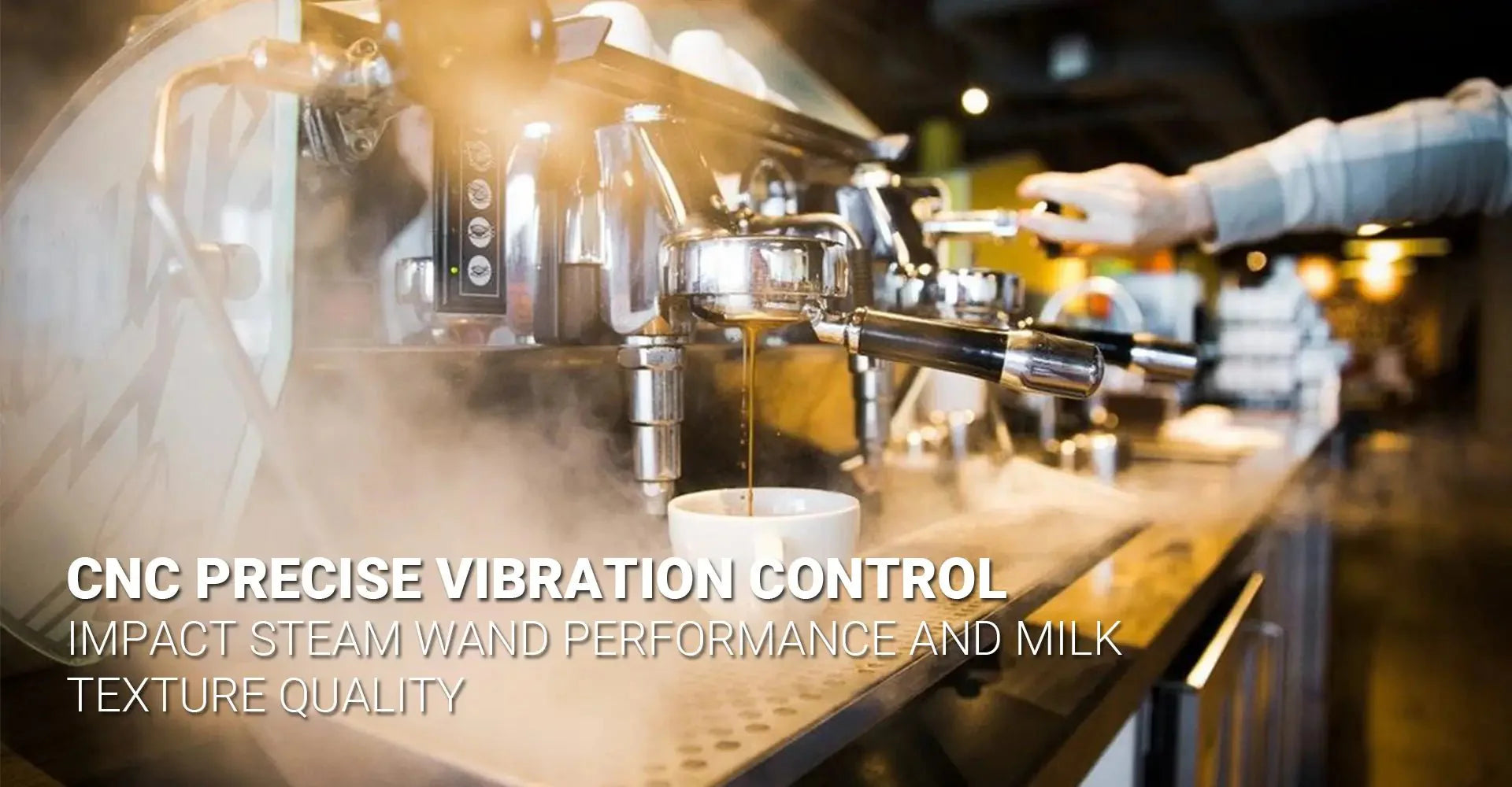 How Does Precise Vibration Control Impact Steam Wand Performance and Milk Texture Quality?