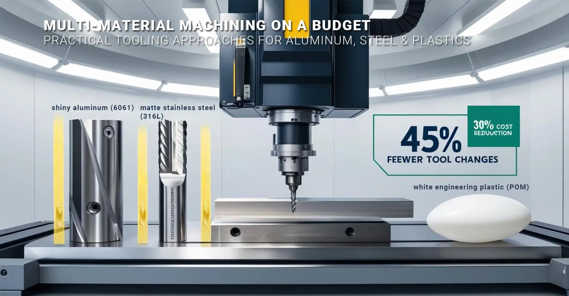 Multi-Material Machining on a Budget: Practical Tooling Approaches for Aluminum, Steel & Plastics?