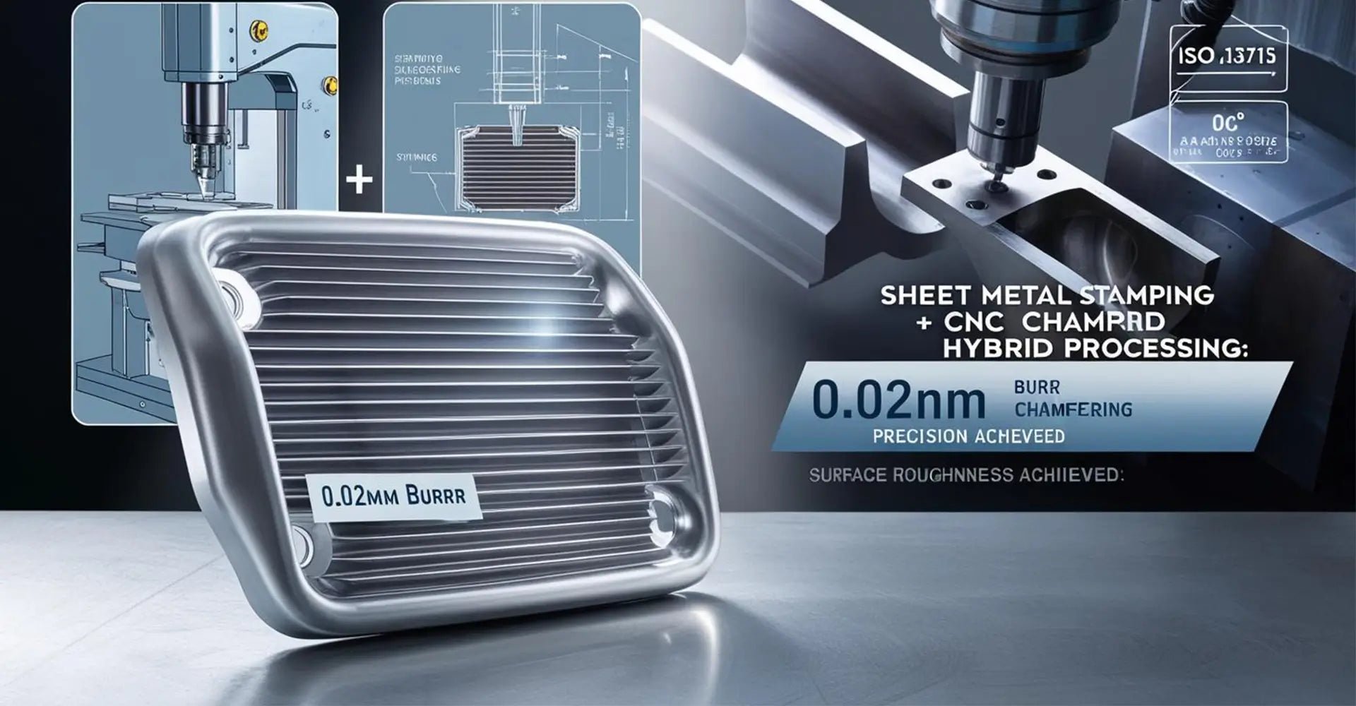 Sheet Metal Stamping + CNC Hybrid Processing: How Can You Achieve 0.02mm Burr Precision?