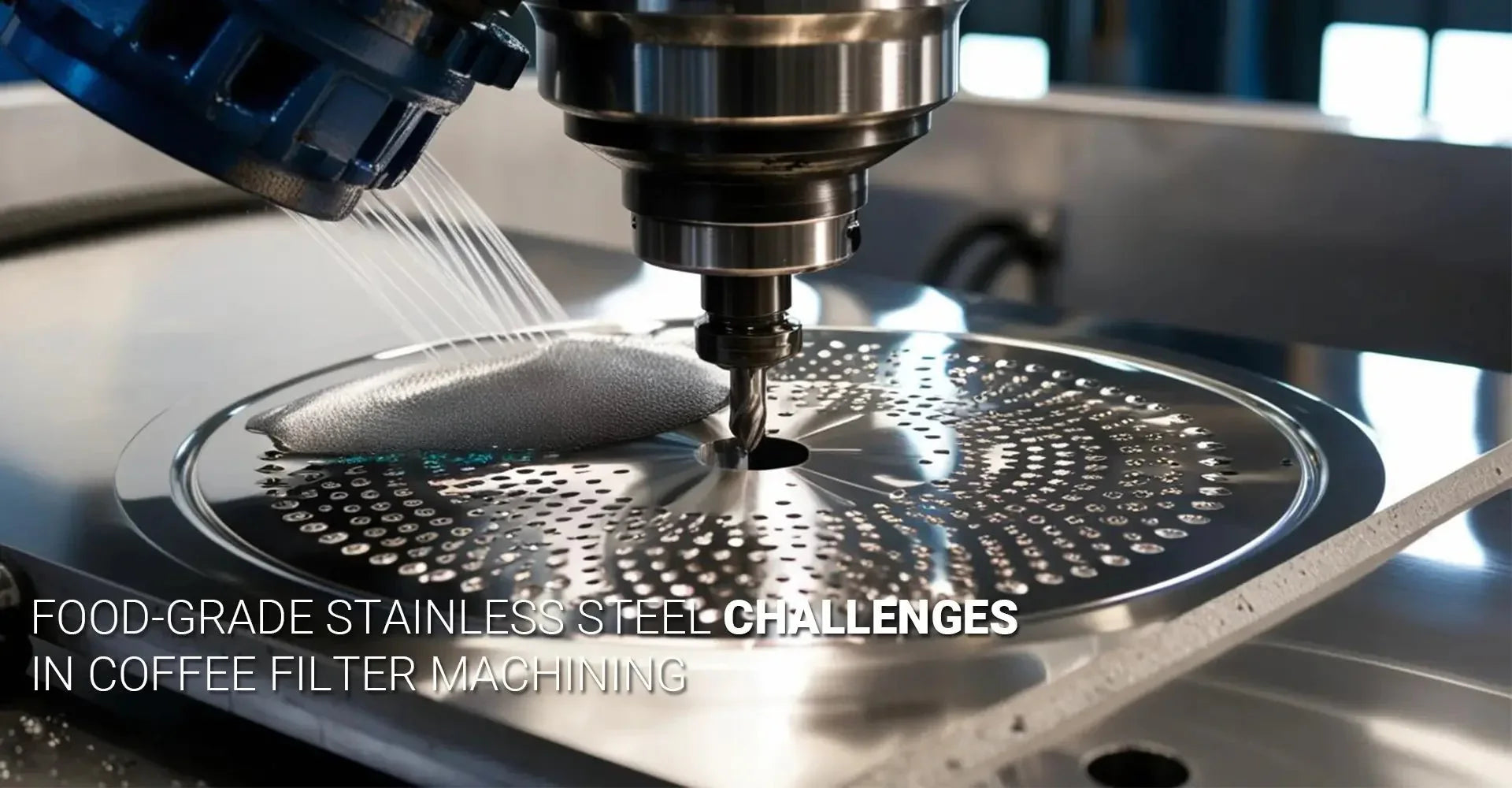 What Challenges Does Food-Grade Stainless Steel Present in Coffee Filter Machining?