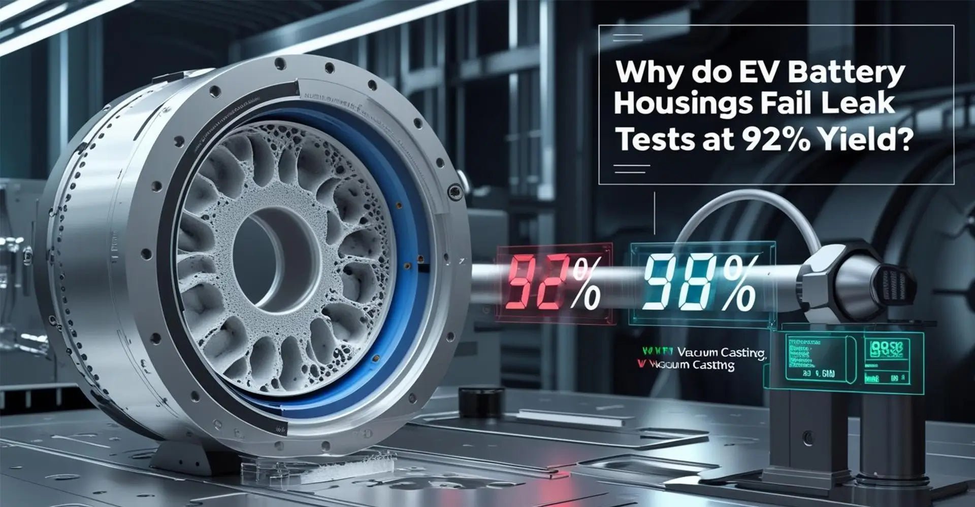 Why Do EV Battery Housings Fail Leak Tests at 92% Yield?