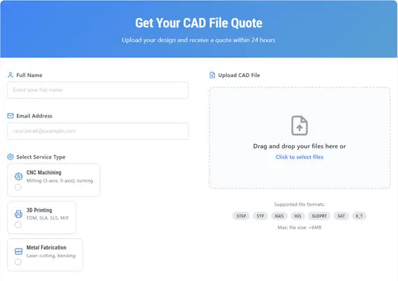 Instant quote platform