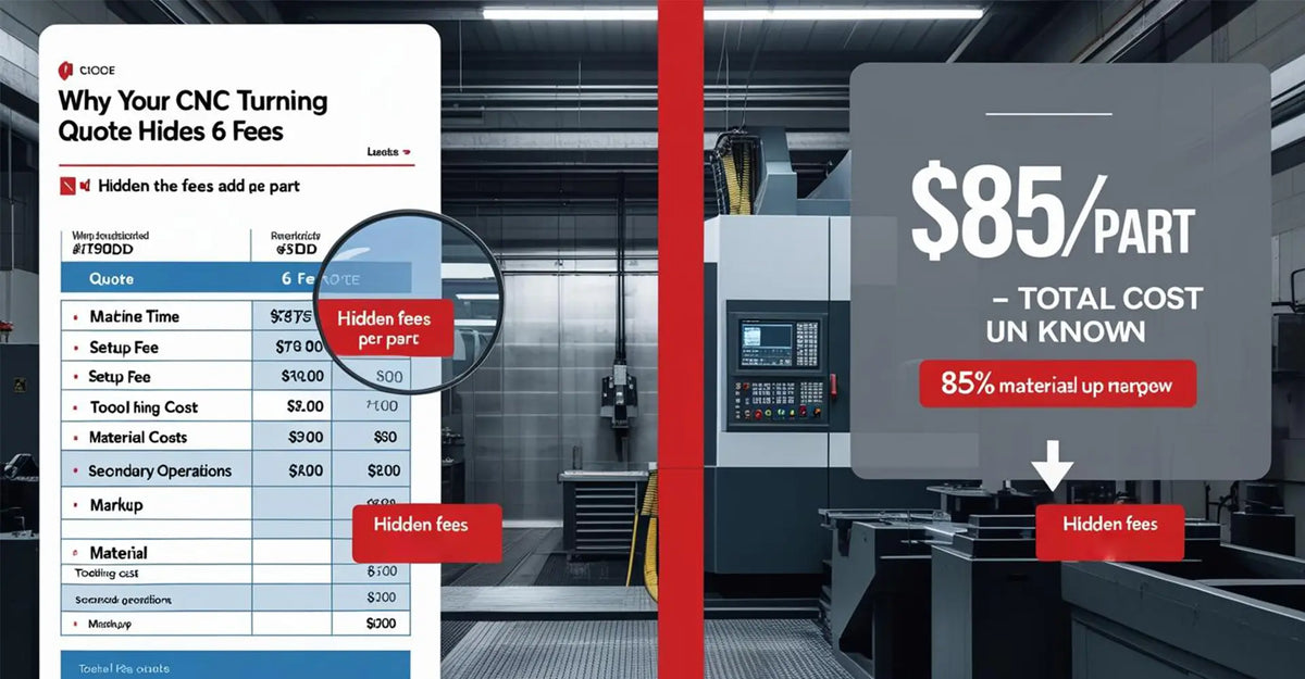 6 Hidden Fees in CNC Turning Quotes Explained | Hotean Insight