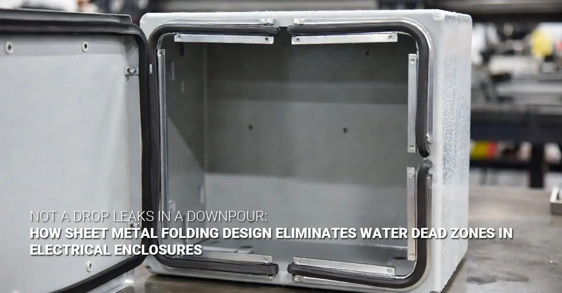 Not a Drop Gets In: How Smart Sheet Metal Folding Design Keeps Custom IP65 Enclosures Dry in Heavy Rain?