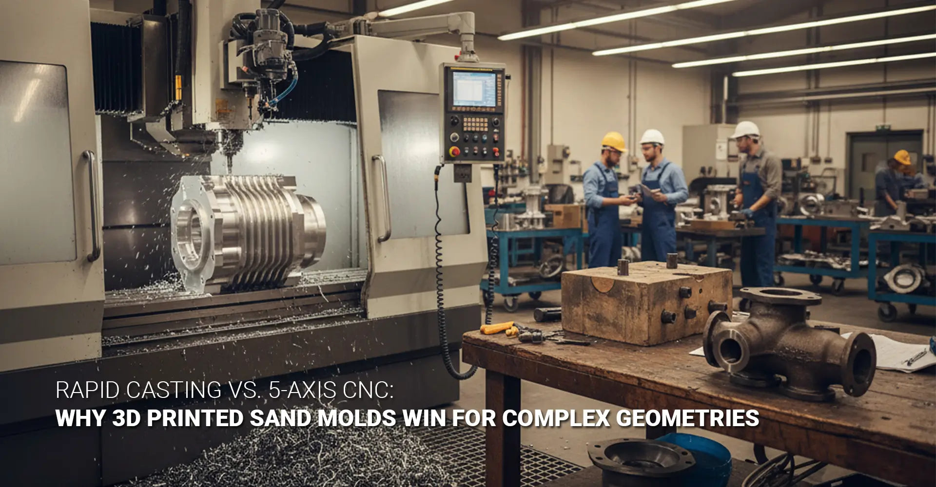 Rapid Casting vs. CNC Machining: Is 3D Printed Sand Casting the Smarter Choice for Complex Metal Parts?