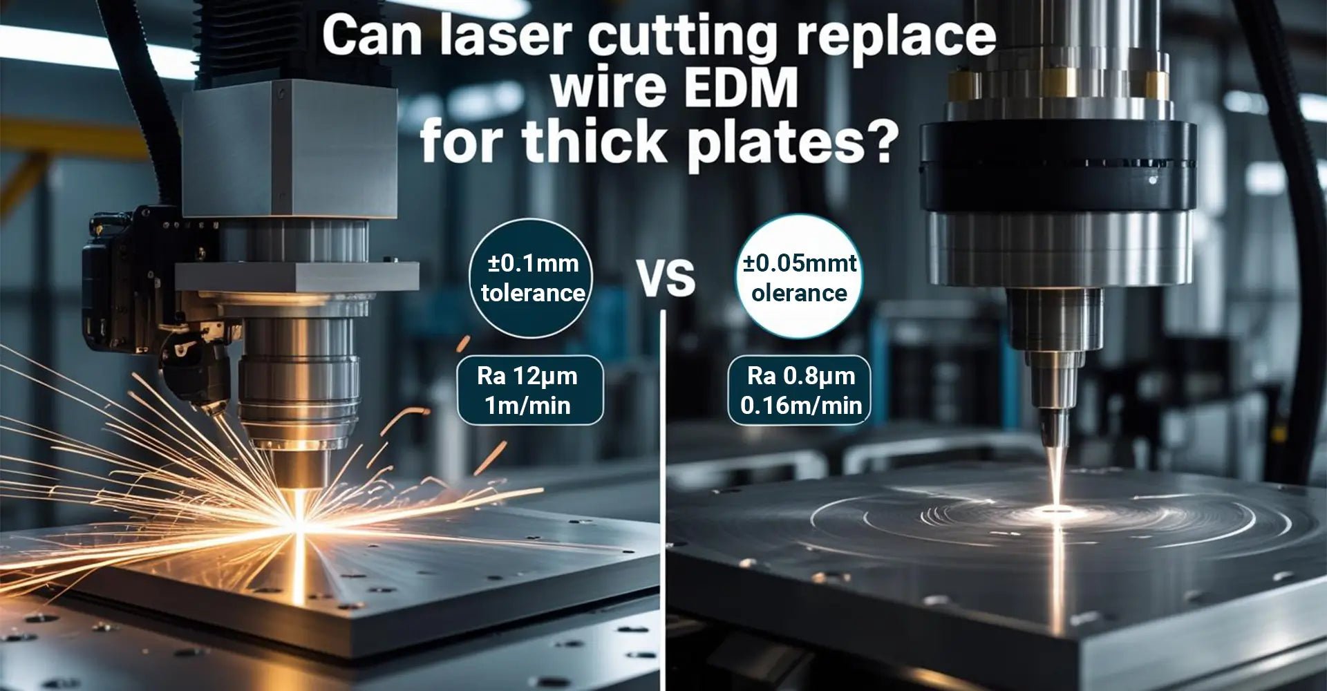 Can Laser Cutting Replace Wire EDM for Thick Plates and Save You 40% on Costs?