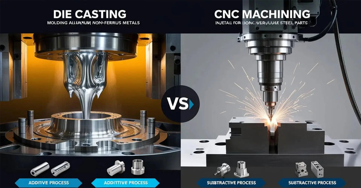 Die Casting vs CNC Machining: Which Process Saves More Time & Money?