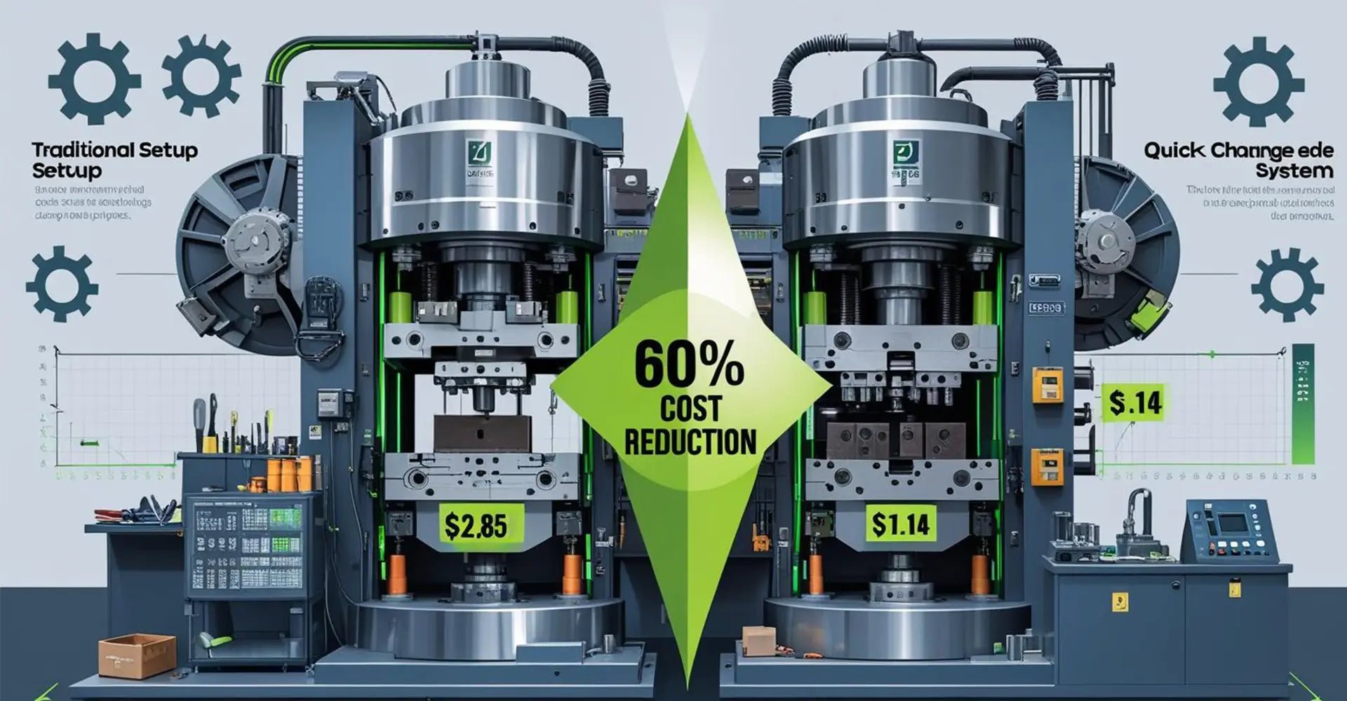 How Does Quick Mold Change Cut Low Volume Stamping Costs by 60%?