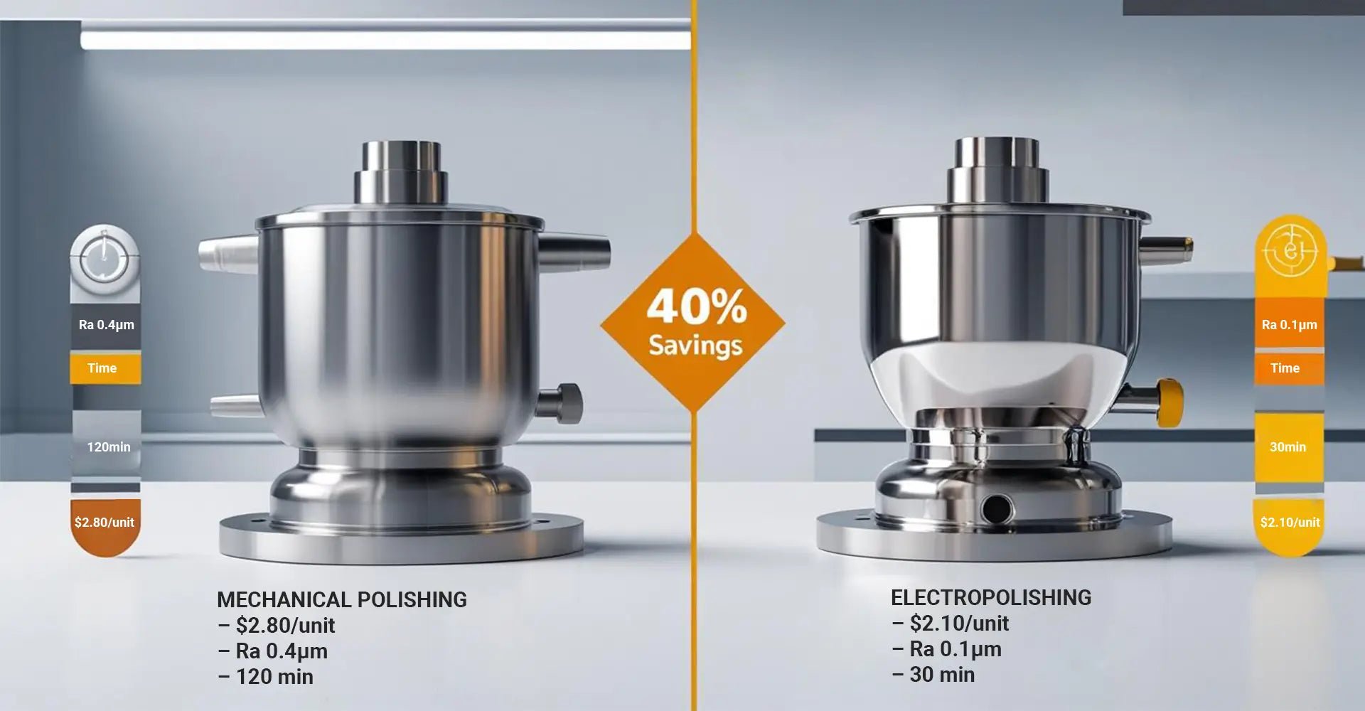 Which Polishing Method Saves 40% on Your 316L Coffee Boiler Production Costs?