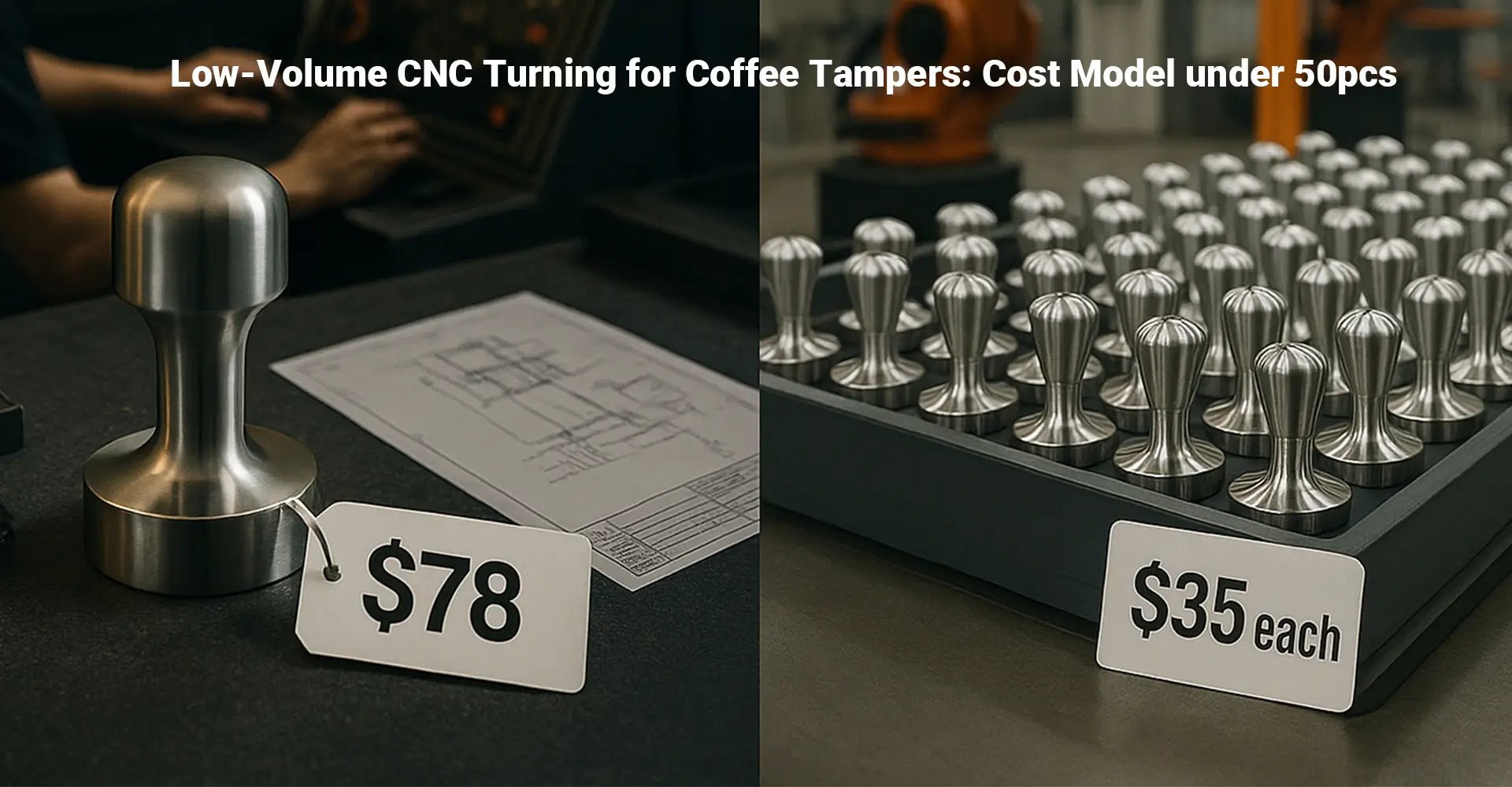 Why Does Your 50-Piece Coffee Tamper Order Cost $78 Each Instead of $35?