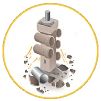 Investment casting process | Shell Removal